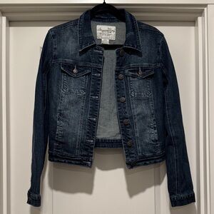 American Eagle Outfitters Dark Blue Jean Jacket